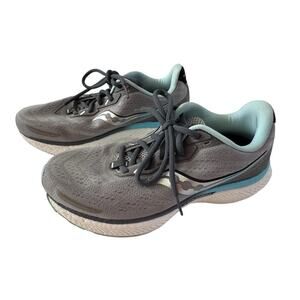 Saucony Triumph 19 S10678-20 Women's Gray Lace Up Running Shoes Size 9